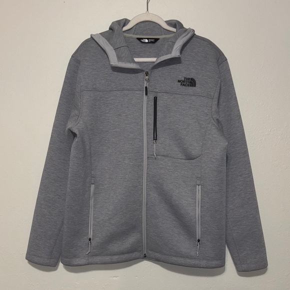 Men’s The North Face Haldee Hoodie High Rise Grey Heather - Picture 1 of 7